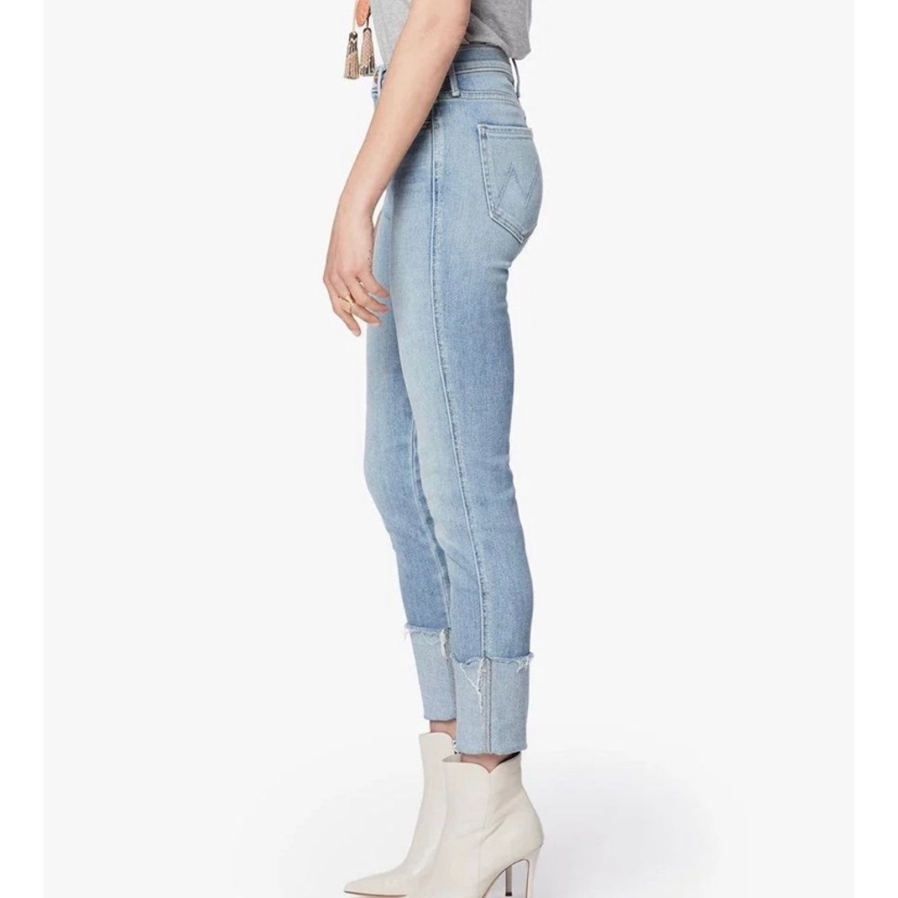 Mother Denim Pony Boy Ankle Fray- Mapping It Out Size 25